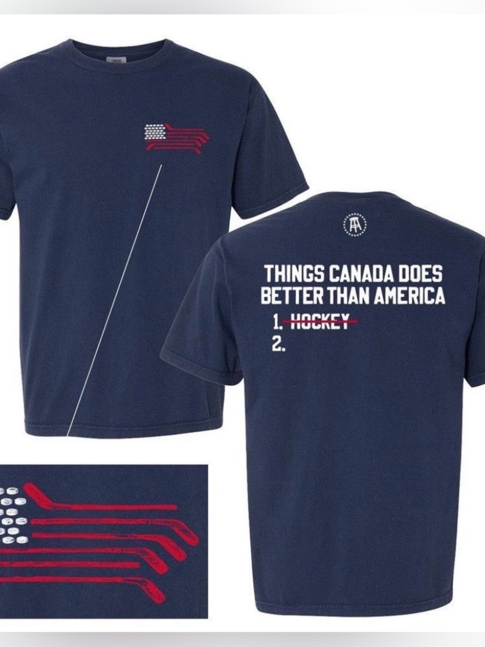 Barstool Sports Spittin' Chiclets
US HOCKEY TEE. Sz M. NWOT.